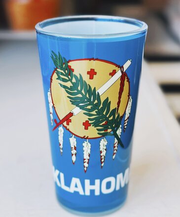 Ida Red Oklahoma Osage Pint Glass