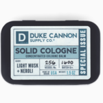 Duke Cannon Solid Cologne- Light Musk and Neroli