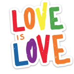 Big Moods Love is Love Lettering Sticker