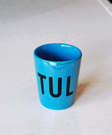 Ida Red Aqua TUL Shot Glass