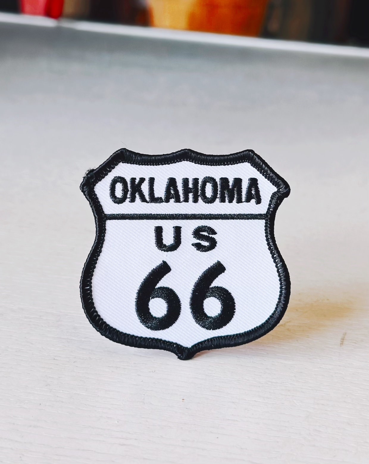 Ida Red Route 66 Embroidered Patch