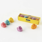 One Hundred 80 Degrees Multicolor Small Boxed Flocked Peeps