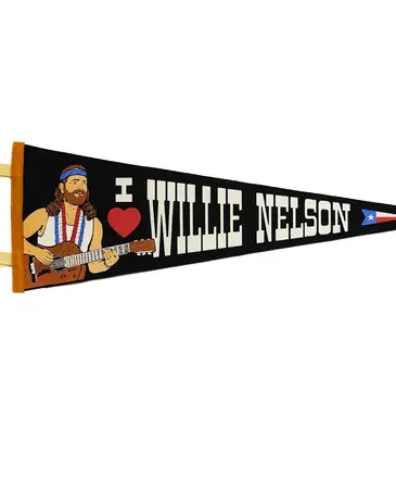 Ida Red I Heart Willie Nelson Pennant • Willie Nelson X Oxford Pennant