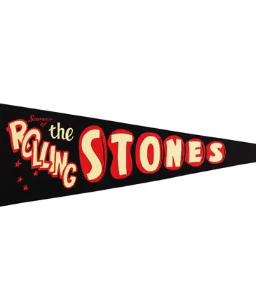 Ida Red Souvenir of the Rolling Stones Pennant • The Rolling Stones x Oxford Pennant