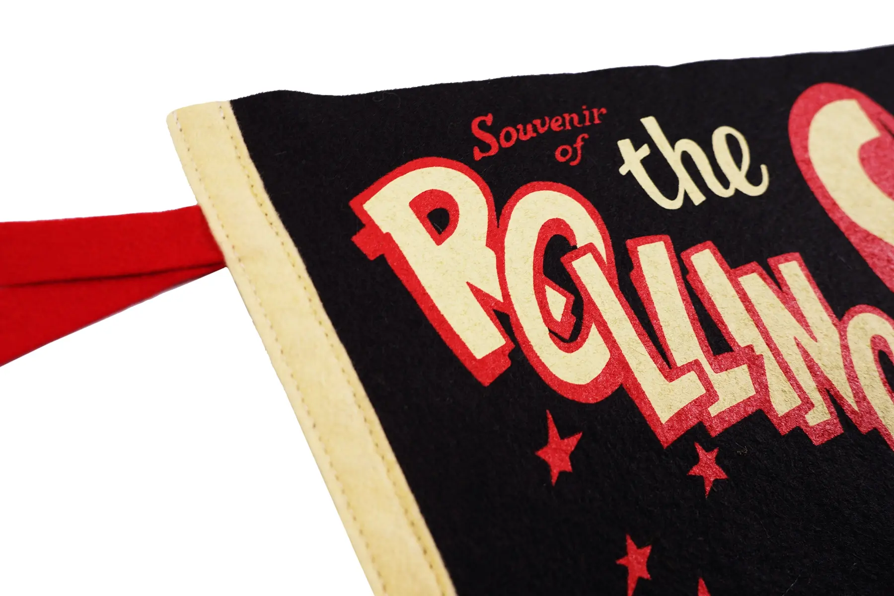 Ida Red Souvenir of the Rolling Stones Pennant • The Rolling Stones x Oxford Pennant