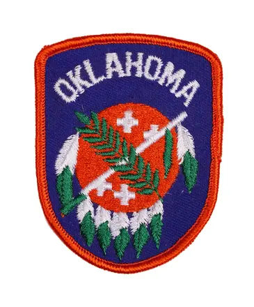 Ida Red Vintage Oklahoma Embroidered Patch