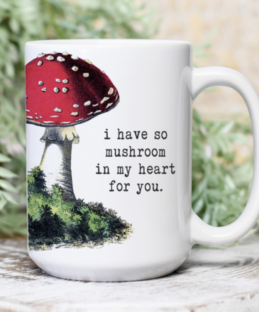 Ida Red So Mushroom in My Heart Mug