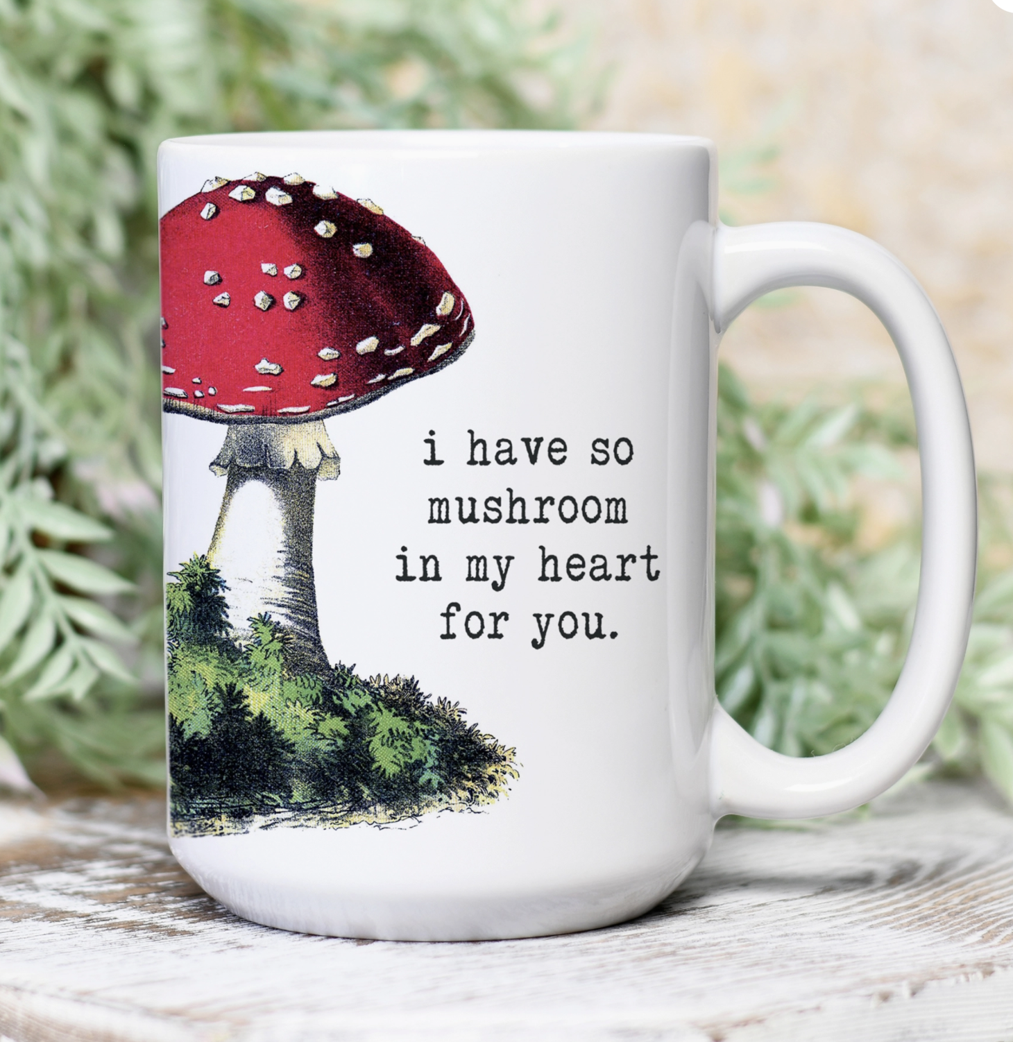 Ida Red So Mushroom in My Heart Mug