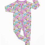 Charlie's Project Kids Unicorn Dreams Bamboo Zippy Romper