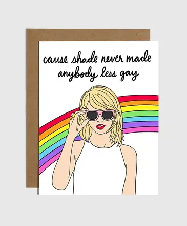 Ida Red Shade Pride Card