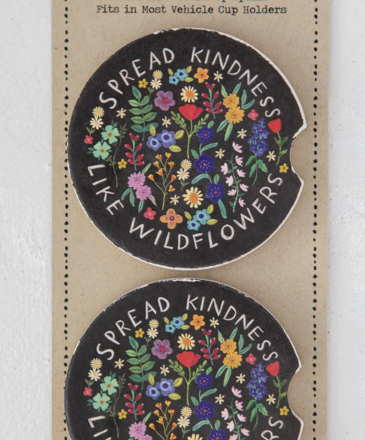 Natural Life Spread Kindness Car Coasters