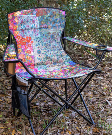 Natural Life Folding Camp Chair - Red Orange