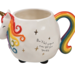 Natural Life Unicorn Folk Art Mug