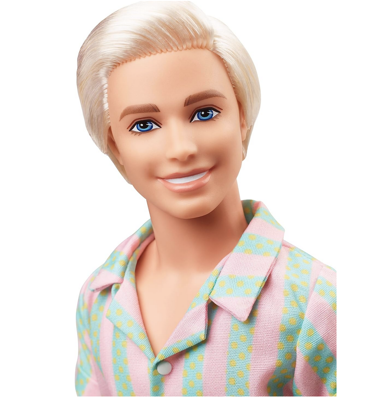EE distribution Barbie Movie Ken Doll in Striped Matching Set