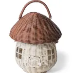 Ida Red Mushroom House Basket