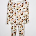 Charlie's Project Kids Wild Horses Bamboo Long Sleeve Lounge Set