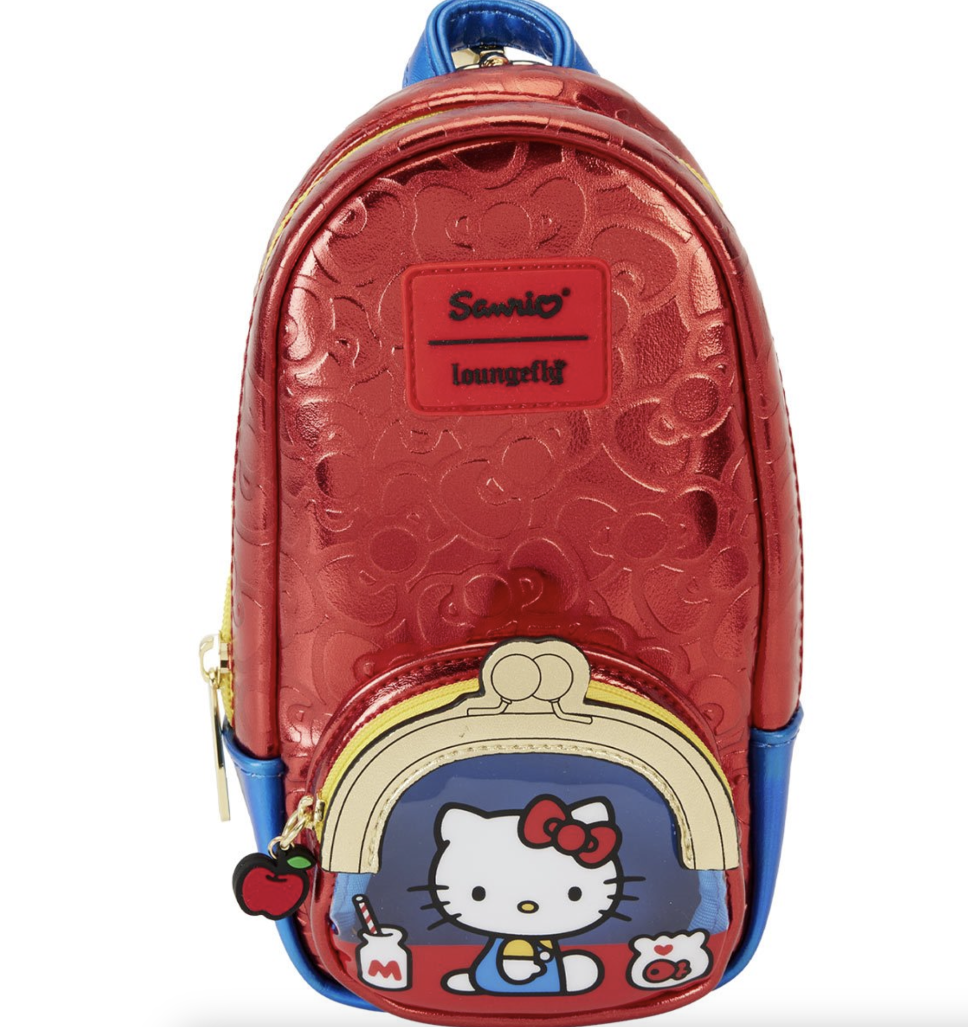 Ida Red Hello Kitty 50th Anniversary Classic Loungefly Mini-Backpack Pencil Case
