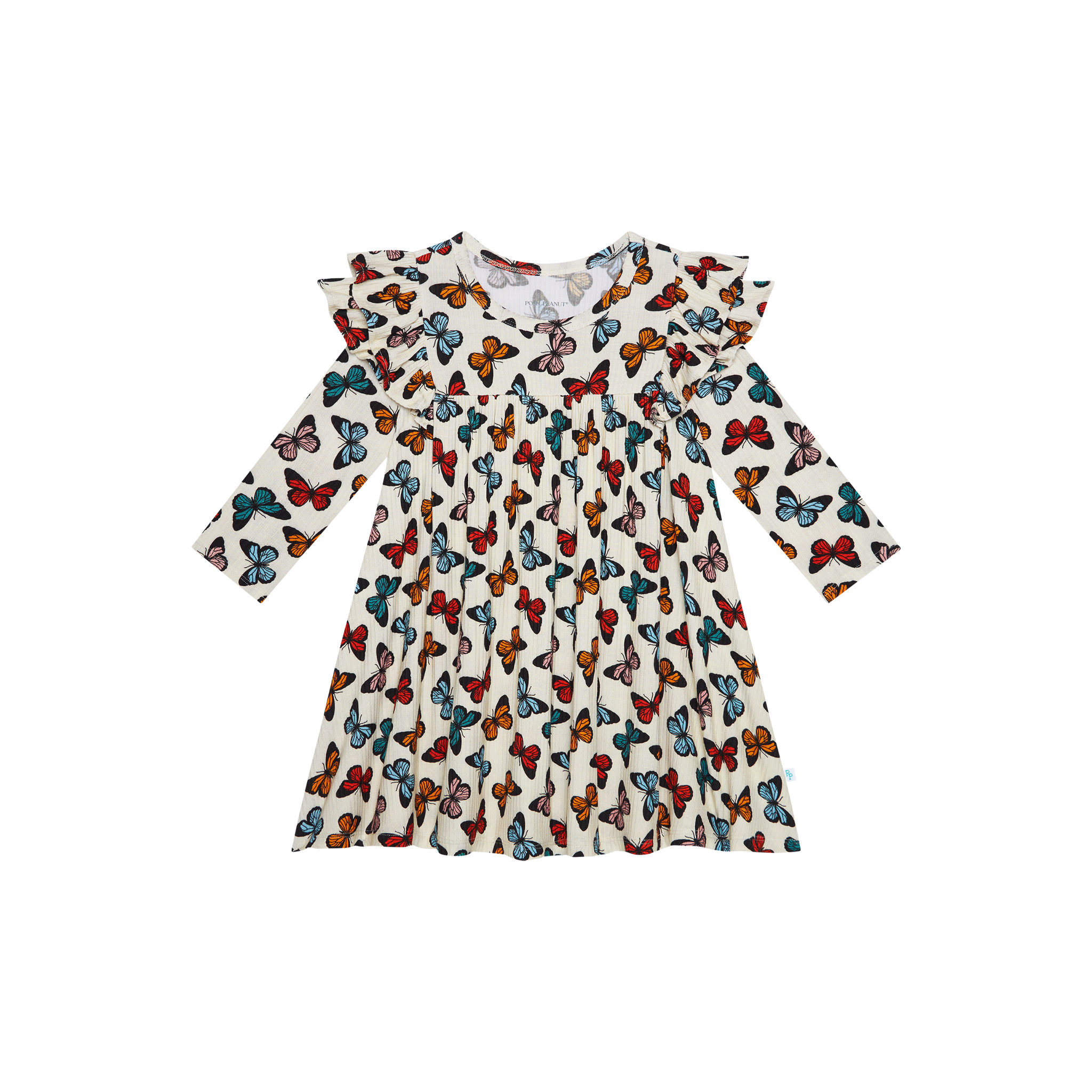 Posh Peanut Inc Larisa - 3/4 Sleeve Flutter Dress