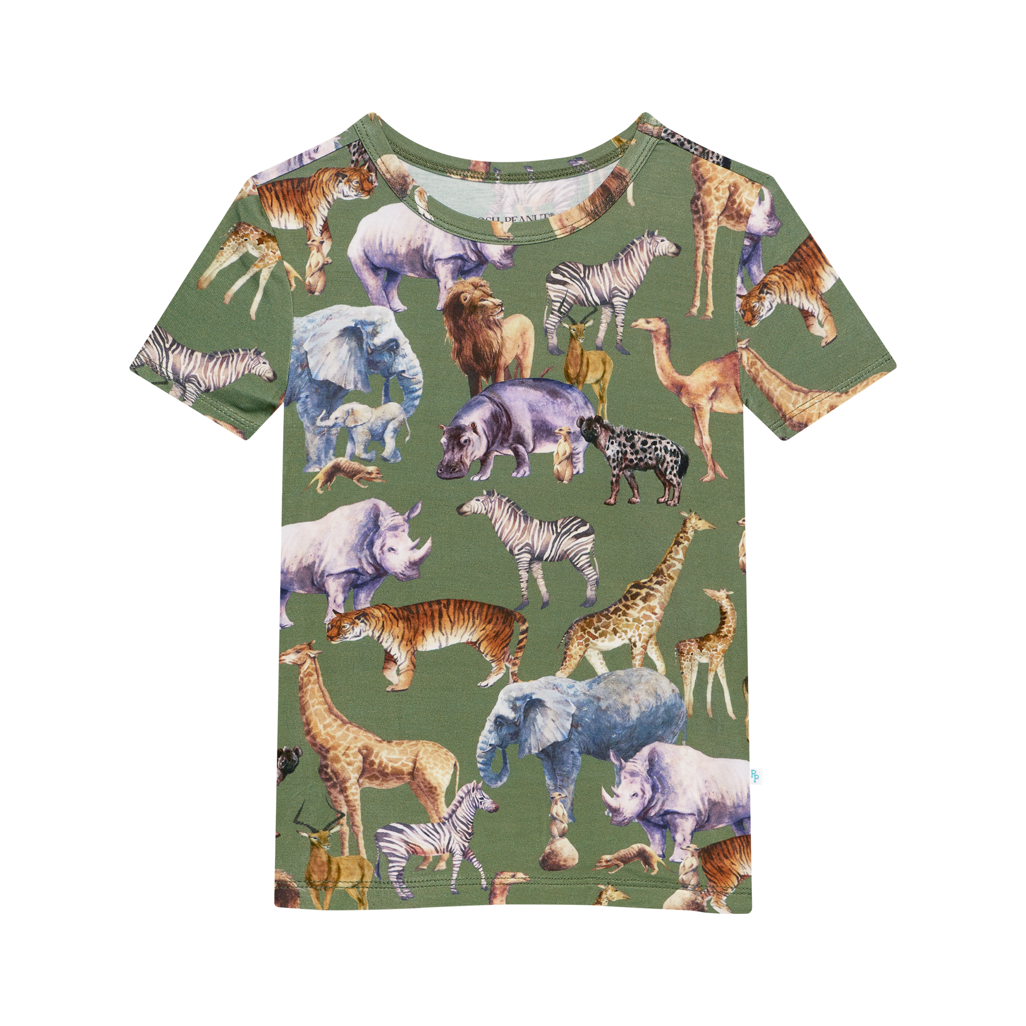 Posh Peanut Inc Posh Safari - Short Sleeve Basic Pajama