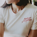 The Bee & The Fox Tough As A Mother White Fitted Tee