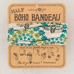 Natural Life Half Boho Bandeau Headband - Medallion Cream Floral
