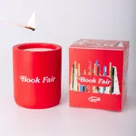 Nostalgia Kicks Book Fair Candle