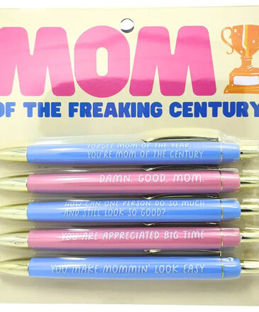 Fun Club Mom of the Freaking Century Pen Set