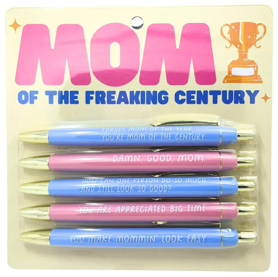 Fun Club Mom of the Freaking Century Pen Set