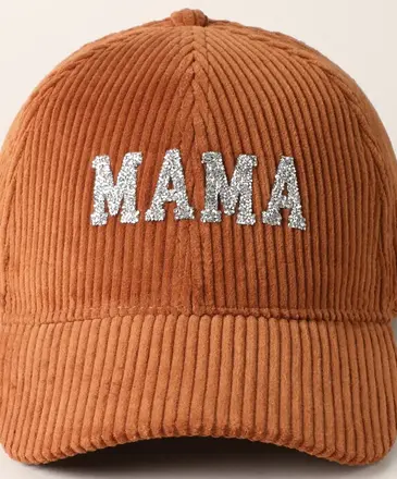 Fashion City Rust Mama Courduroy Hat