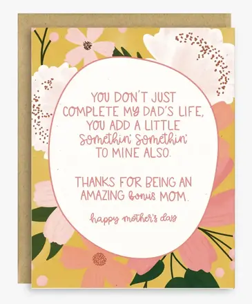 Little Lovelies Studio Amazing Bonus Mom Mother's Day Card