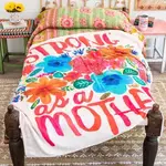 Natural Life Tapestry Blanket Strong as a Mother