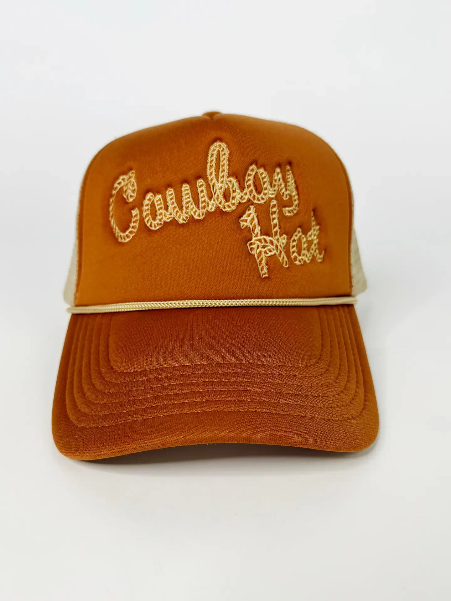 Ida Red Brown Cowboy Hat Trucker Hat