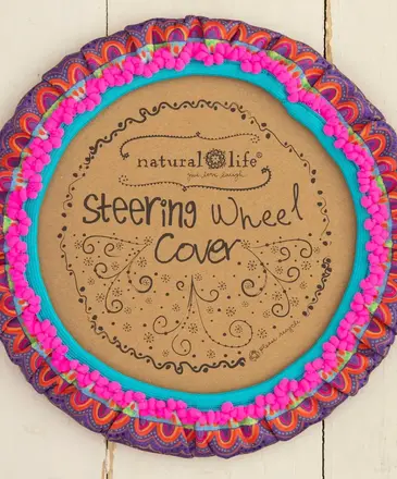 Natural Life Rainbow Steering Wheel Cover