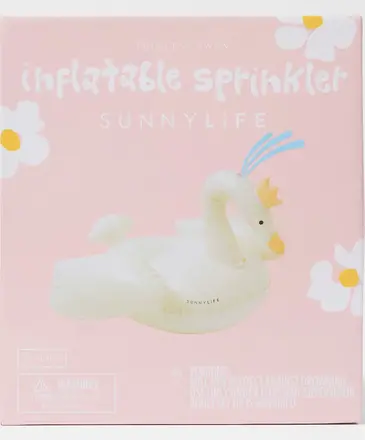 Sunnylife Inflatable Sprinkler Princess Swan Multi