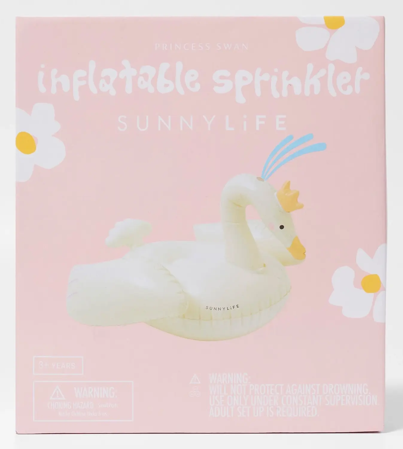 Sunnylife Inflatable Sprinkler Princess Swan Multi