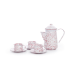 Crow Canyon Home Pink Splatter Kid's Tea for Three