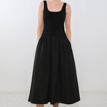 Flying Tomato Black Midi Dress