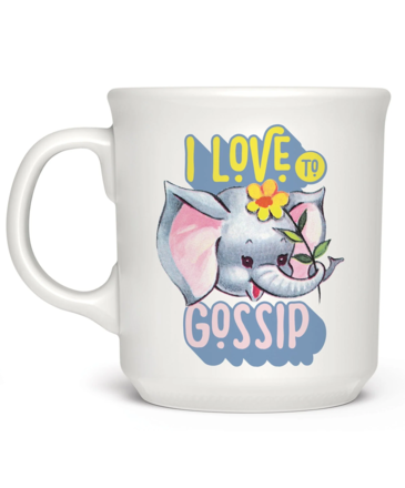 Fred I Love Gossip Mug