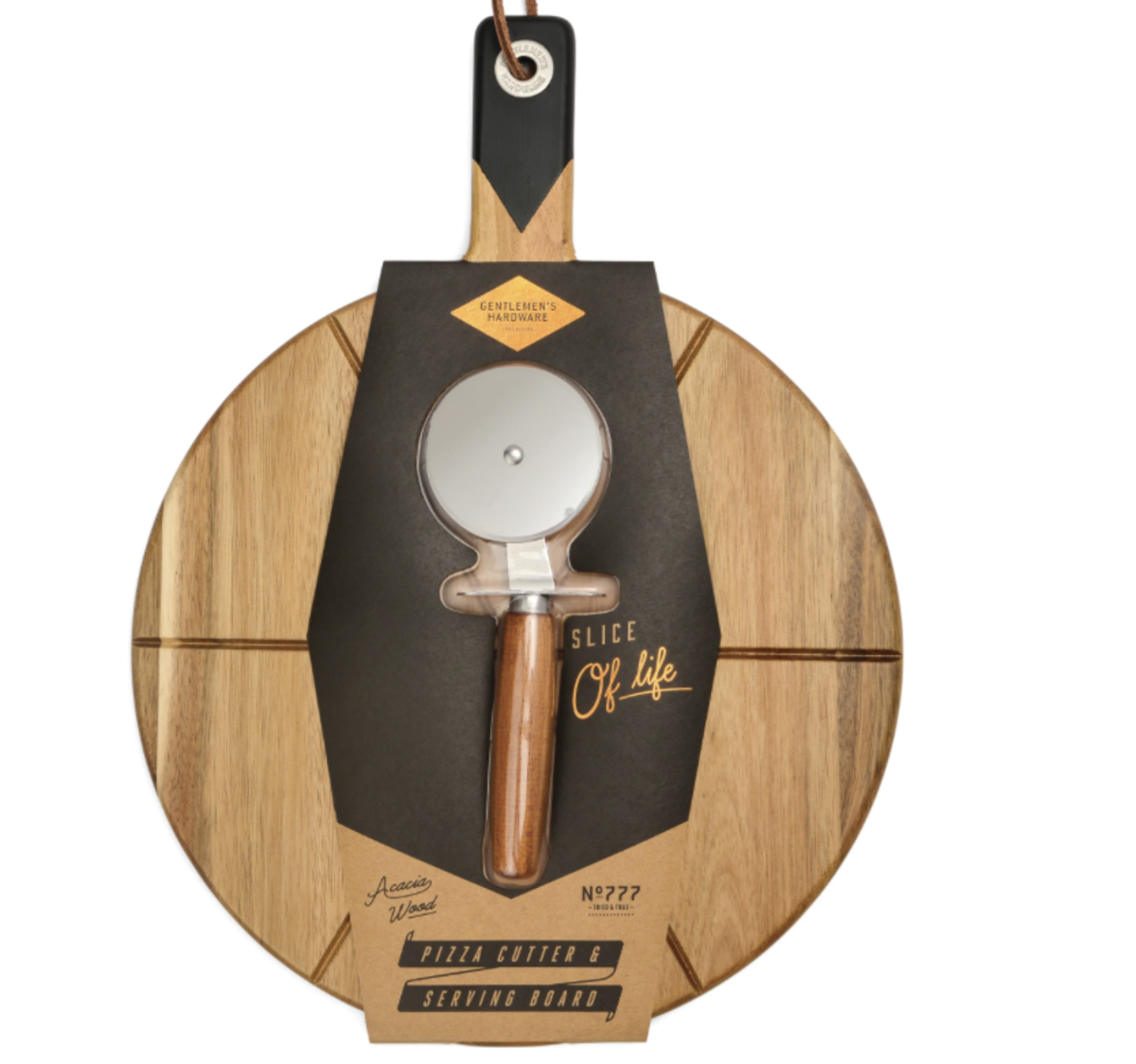 Gentlemen's Hardware Pizza Cutter & Serving Board Ida Red General Store