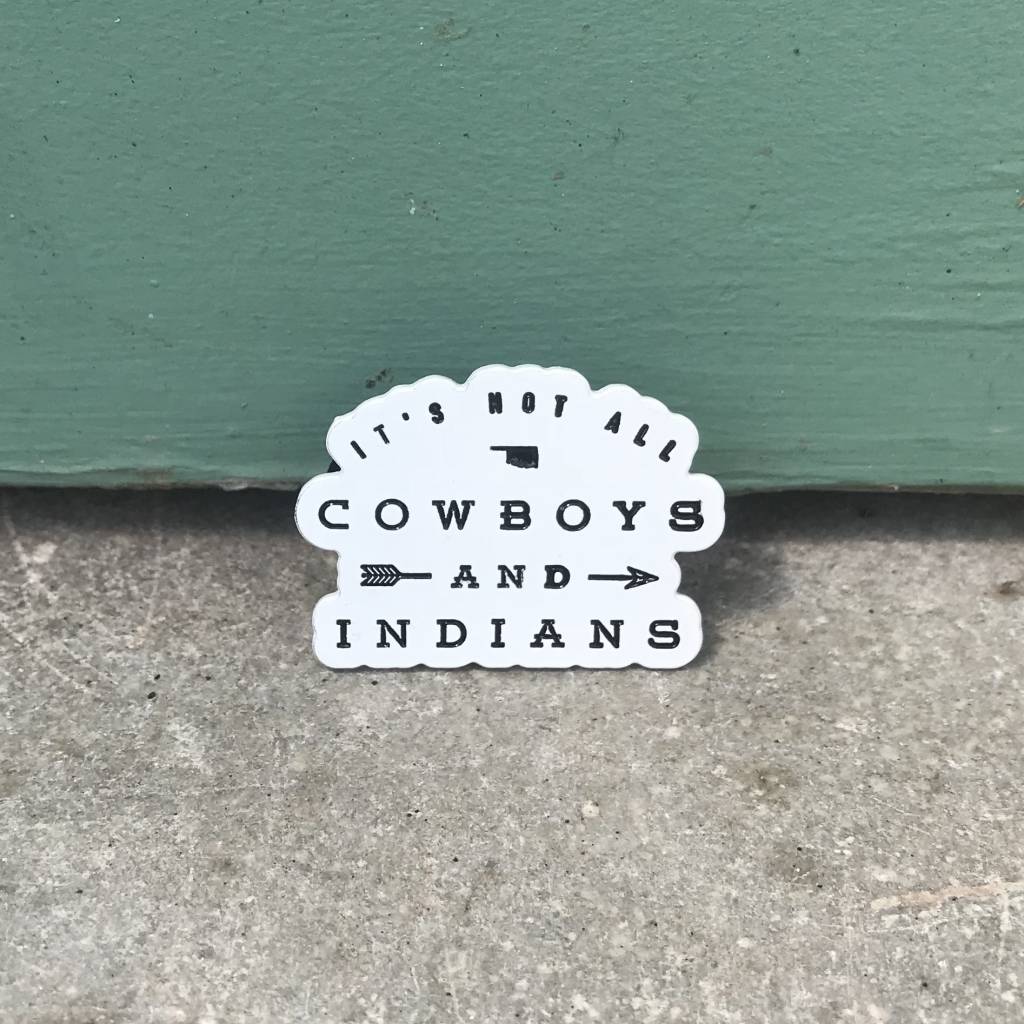 Ida Red Cowboys and Indians Enamel Pin