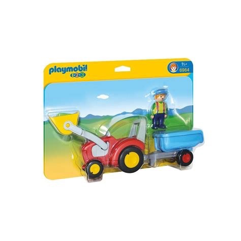 Playmobil 123 - Tractor with Trailer