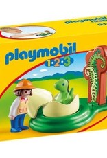 Playmobil 123 - Girl with Dino Egg