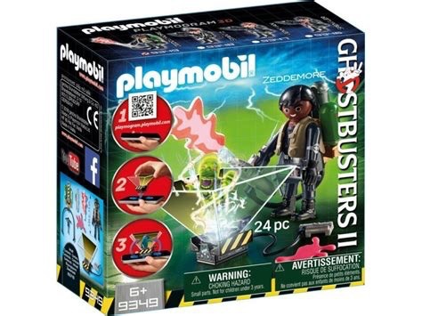 Playmobil Ghostbusters - Zeddemore with Ghost