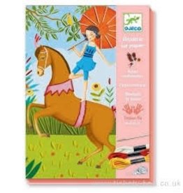Djeco - Tales of Chimeras Paper Embroidery