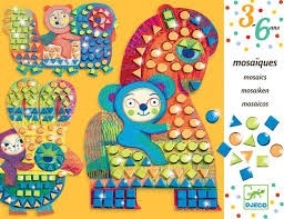 Djeco - On Horseback Mosaic Kit