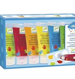 Fingerpaint 6 Tubes by Djeco