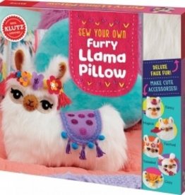 Sew Your Own Furry Llama Pillow