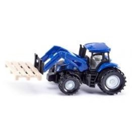 Siku Tractor with Fork for Pallets and Pallet