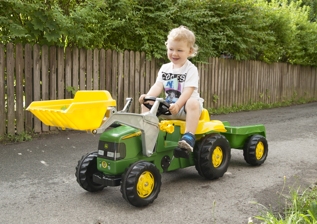 Kettler John Deere Kid Tractor with Trailer