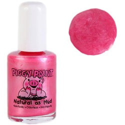 Sparkly Bright Pink Nail Polish